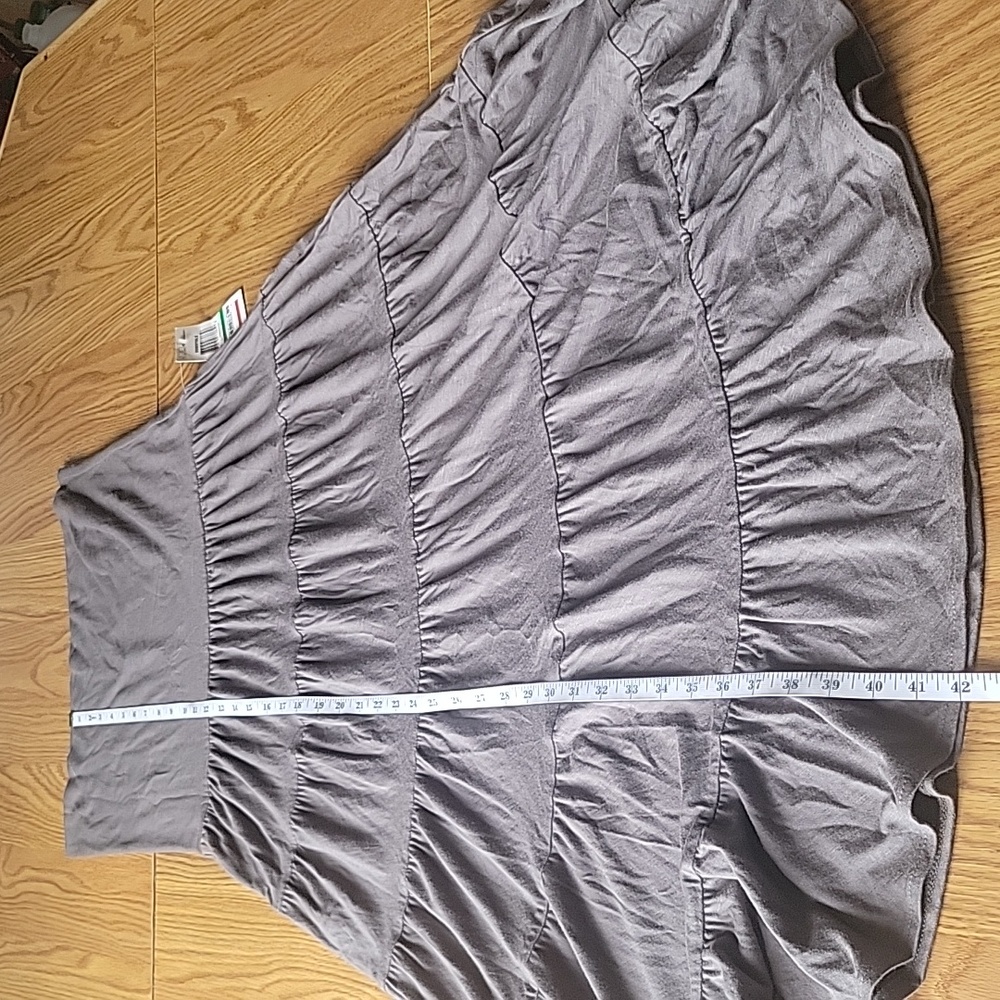NWT I-N-C INTERNACIONAL CONCEPT  straples maxi dress size large color gray knigh - Picture 10 of 12